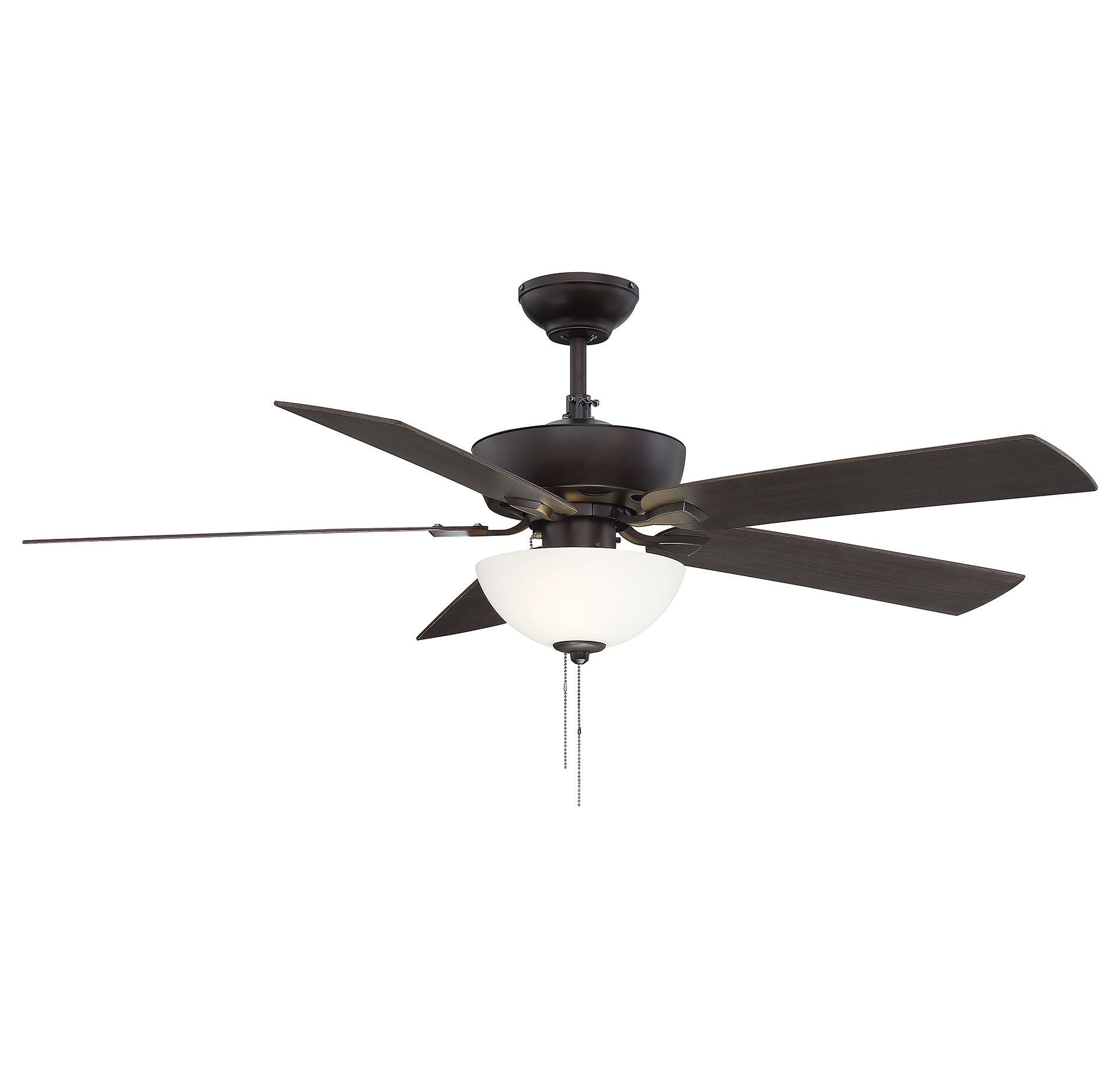 Trade Winds Berkeley Lake 52" Ceiling Fan with Light in Oil Rubbed Bronze