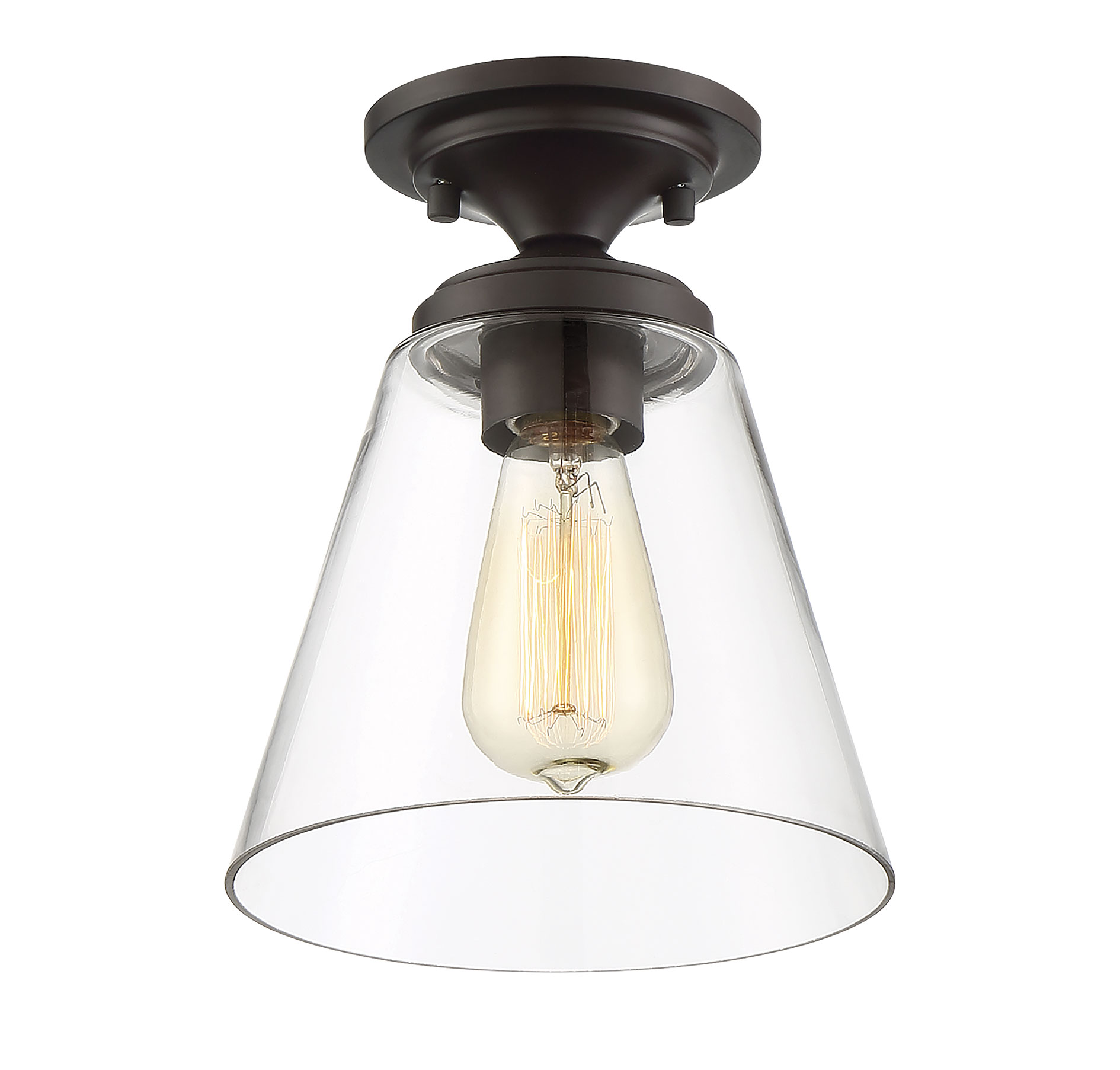 Trade Winds Coolidge Ceiling Light in Oil Rubbed Bronze