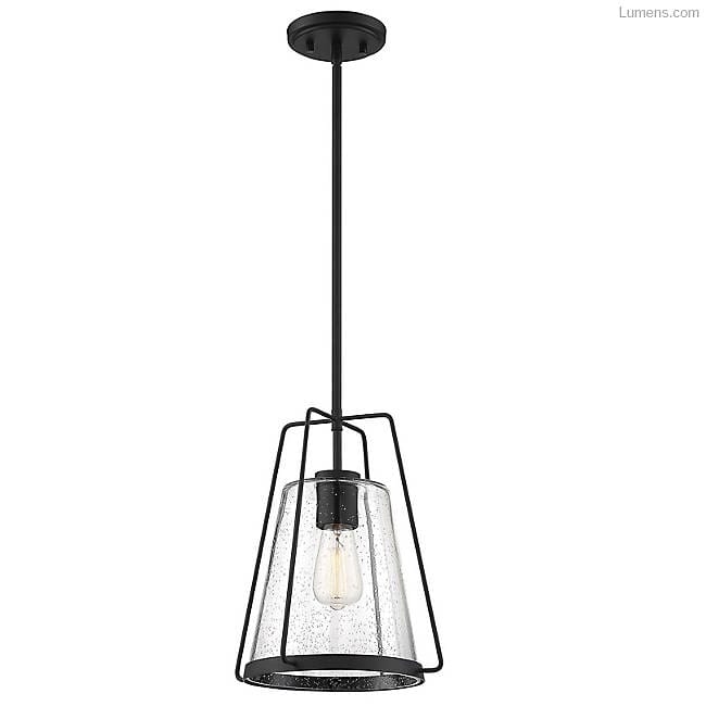 Trade Winds Outdoor Hanging Light in Matte Black