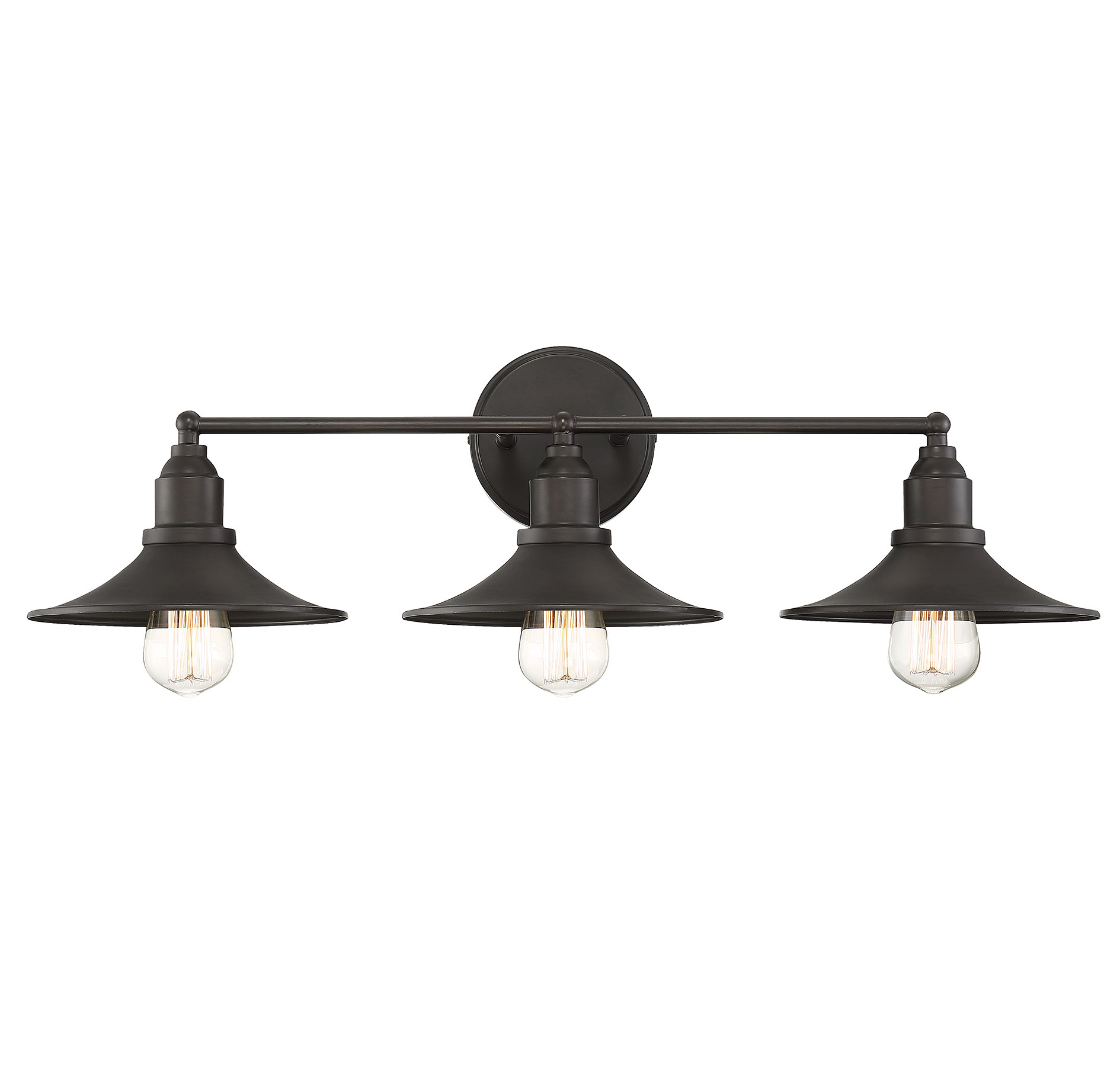 Trade Winds Wesley 3-Light Bathroom Vanity Light in Oil Rubbed Bronze