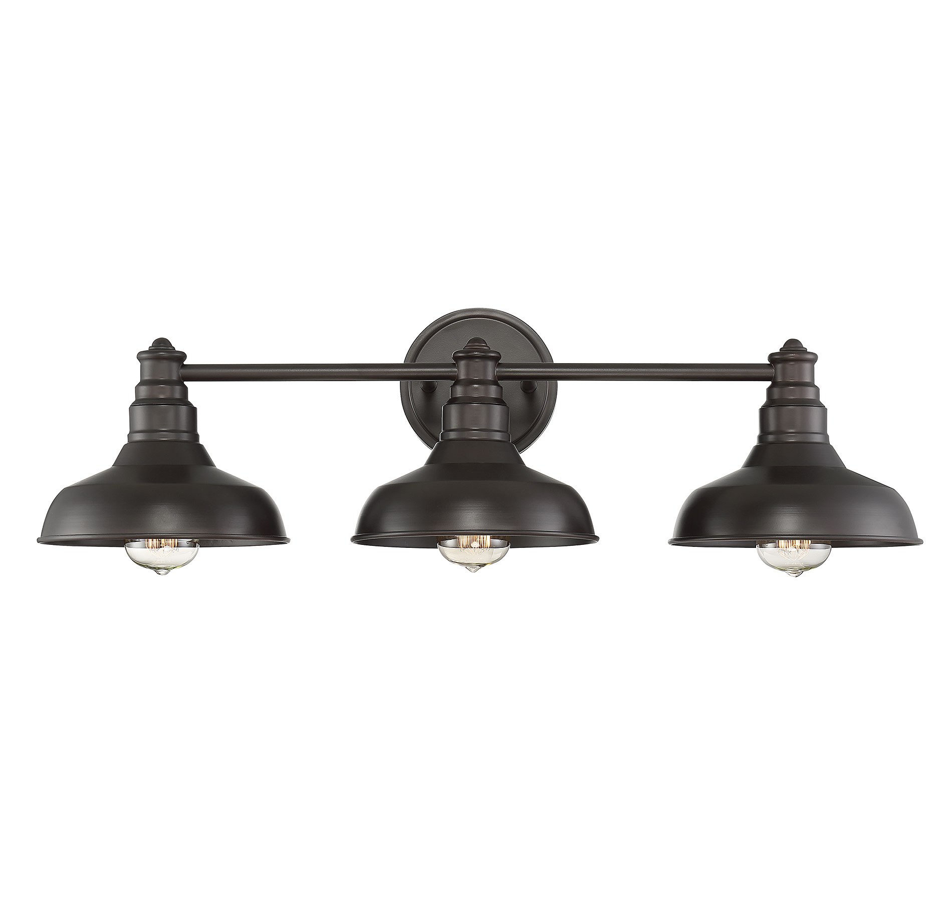 Trade Winds Vintage 3-Light Bathroom Vanity Light in Oil Rubbed Bronze