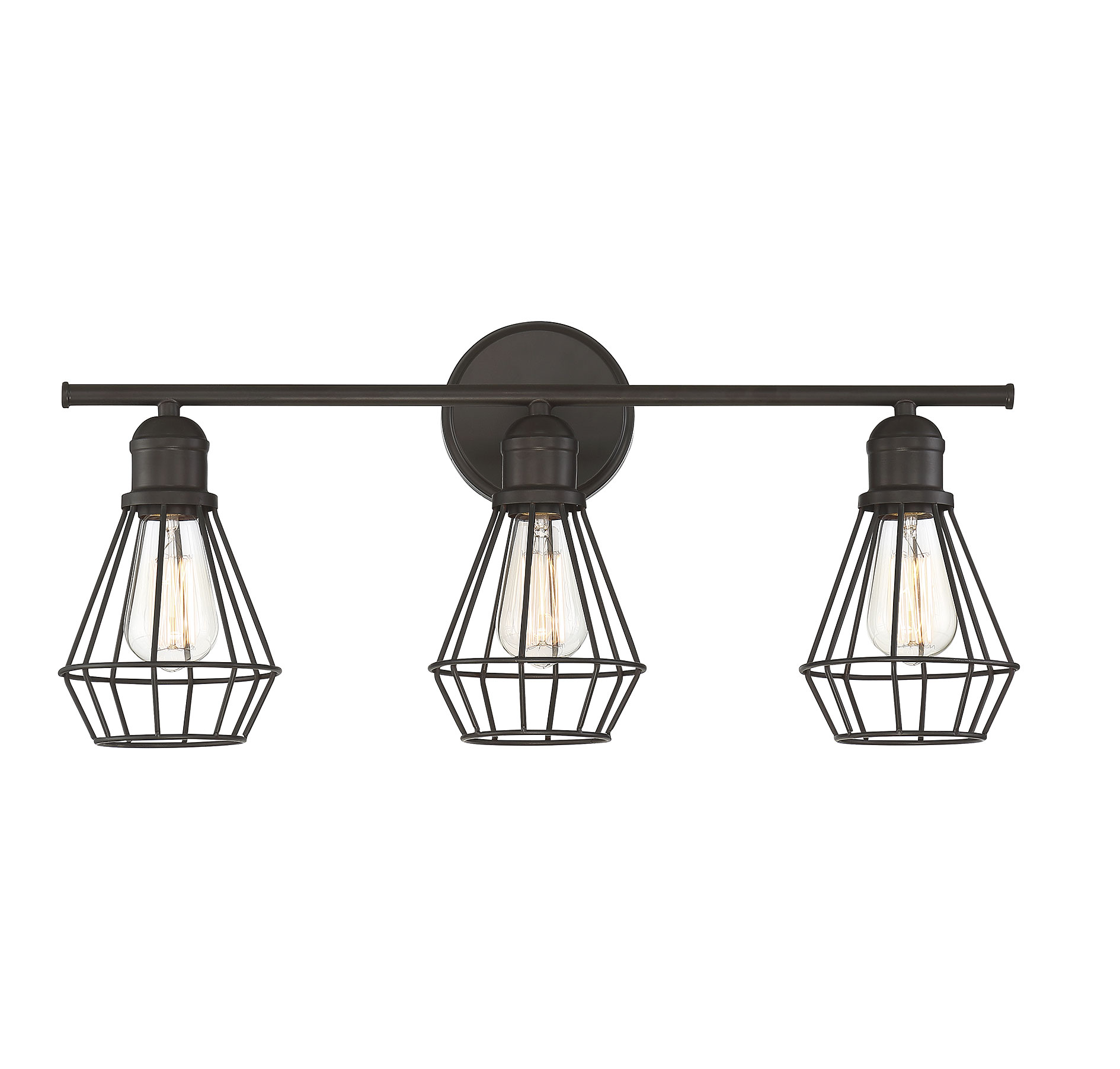 Trade Winds Williamsburg 3-Light Bathroom Vanity Light in Oil Rubbed Bronze