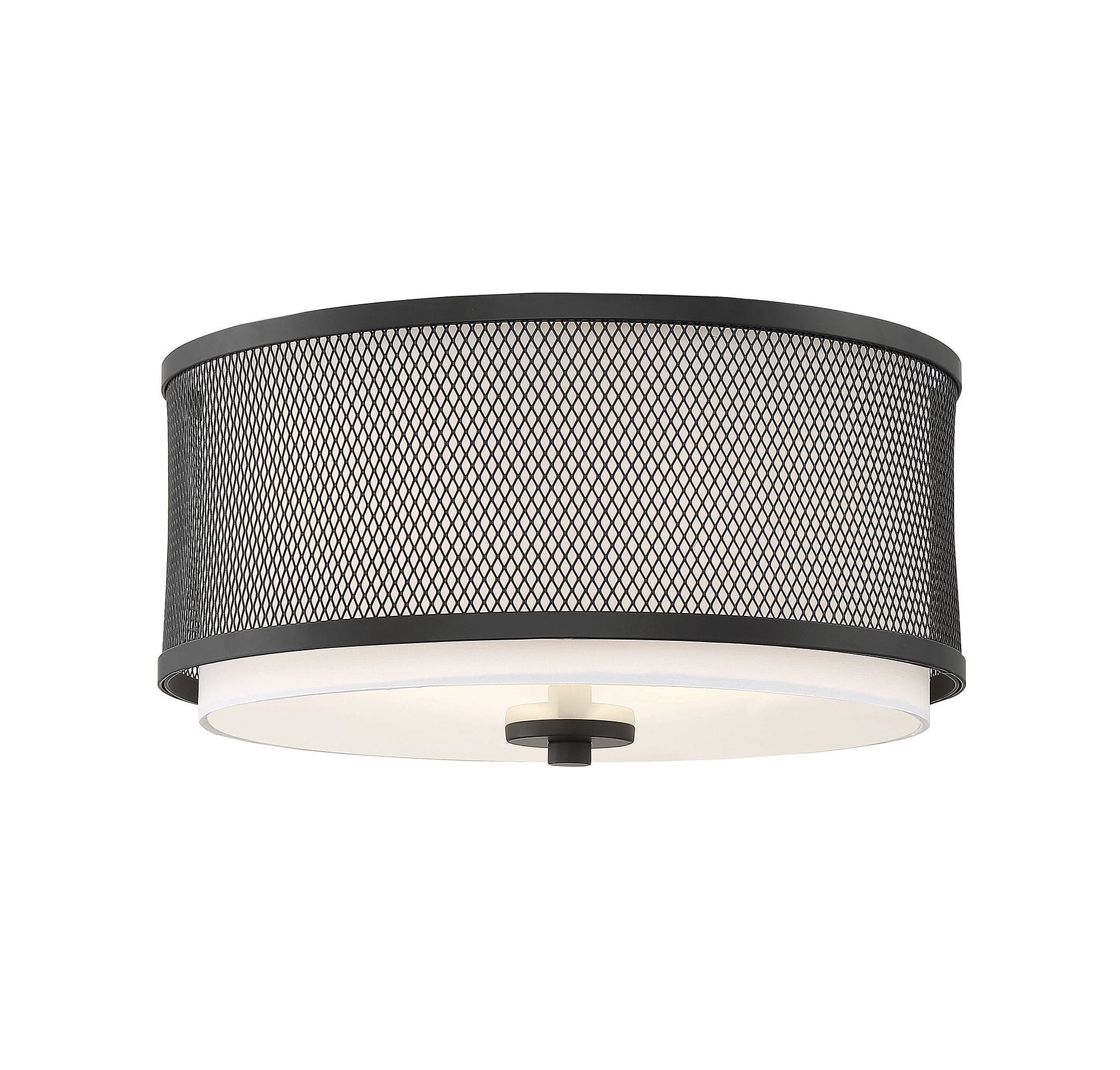 Trade Winds Fremont 3-Light Ceiling Light in Matte Black