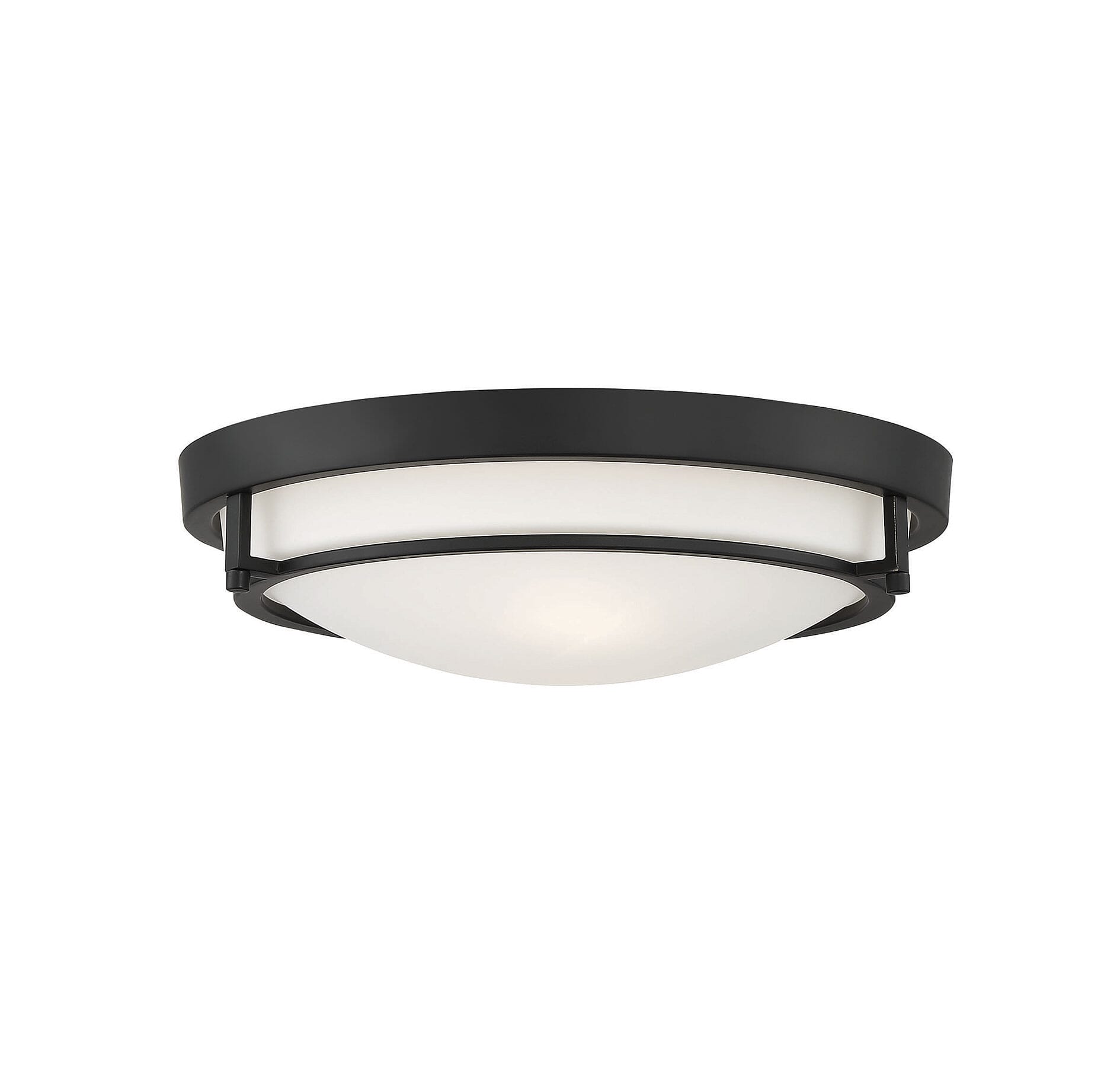 Trade Winds Felton 2-Light Ceiling Light in Matte Black