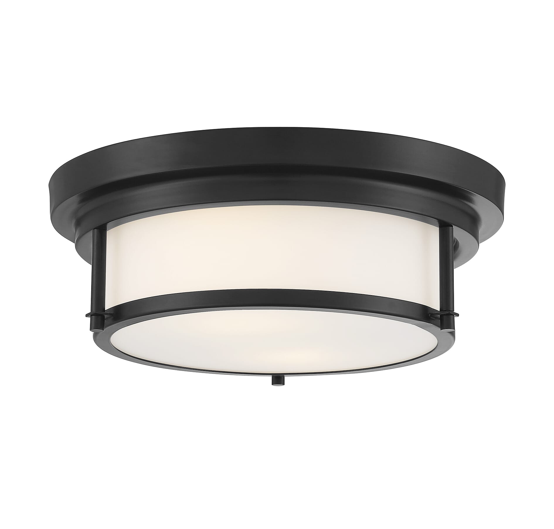 Trade Winds Olivia 2-Light Ceiling Light in Matte Black