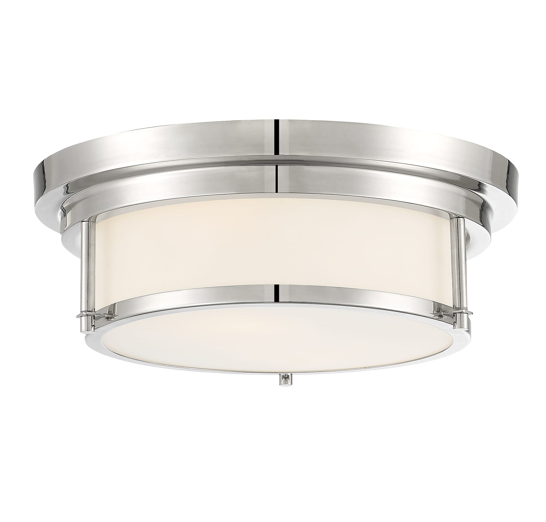 Trade Winds Olivia 2-Light Ceiling Light in Polished Nickel