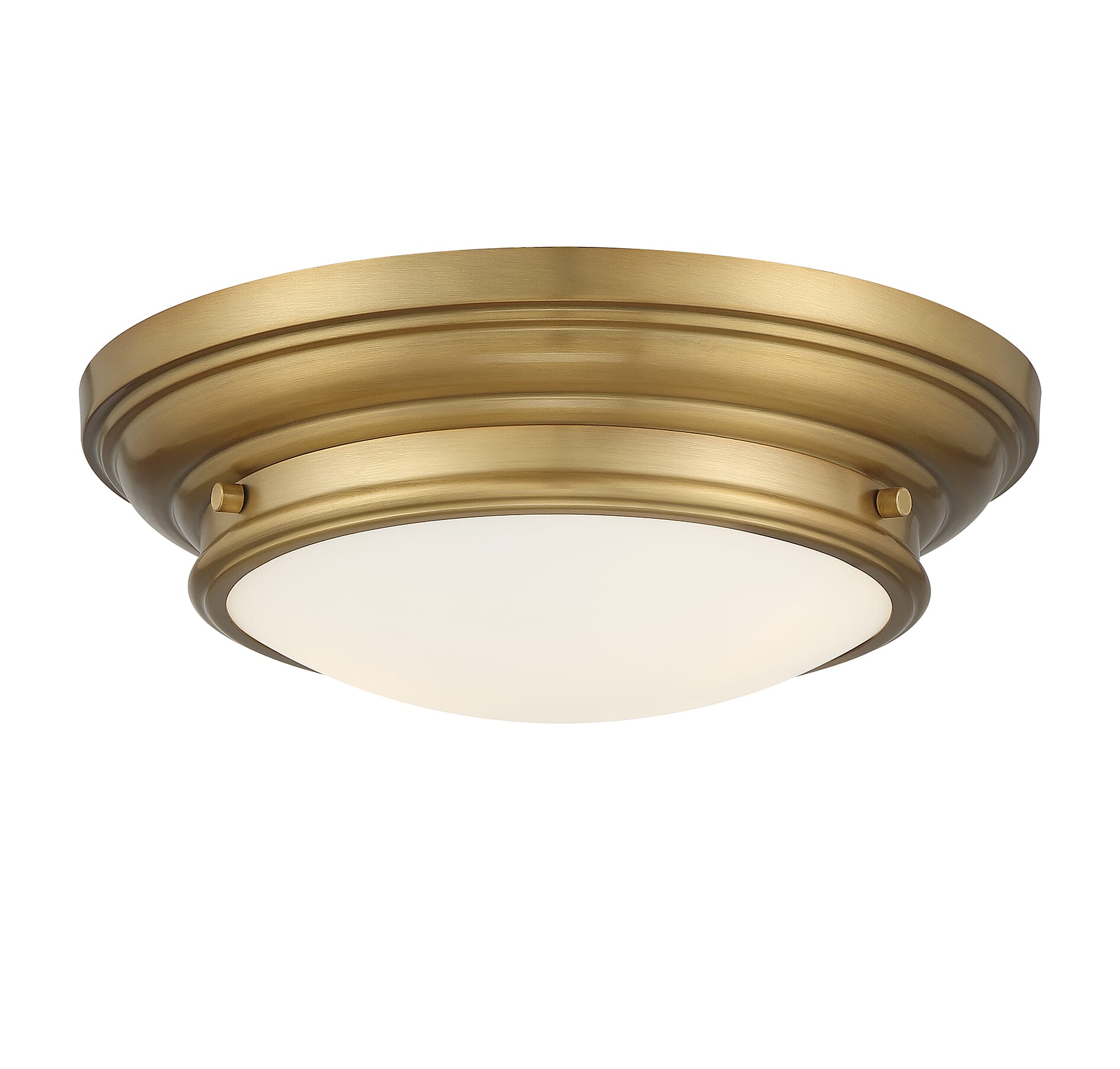 Trade Winds Granger 2-Light Ceiling Light in Natural Brass