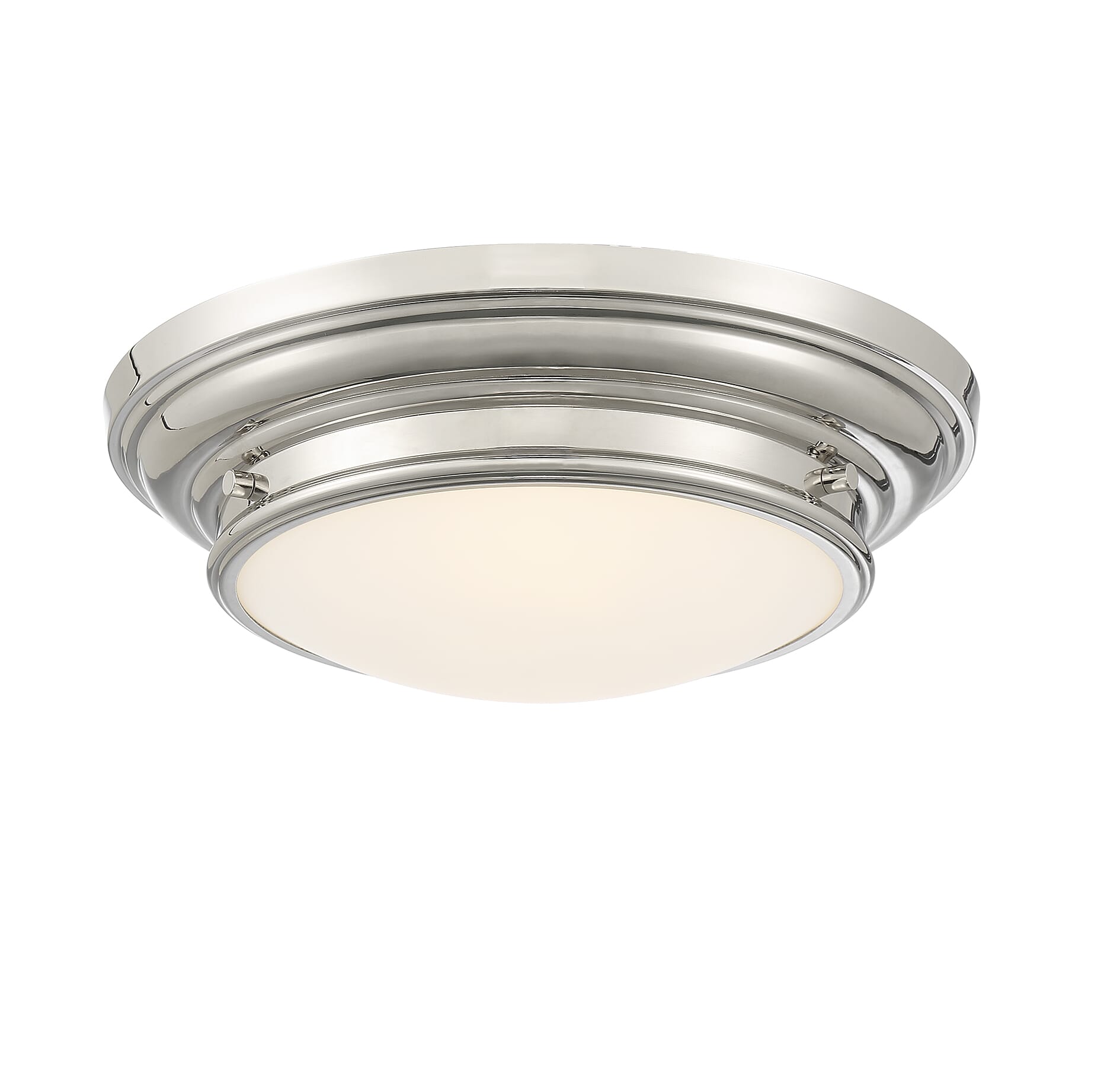 Trade Winds Granger 2-Light Ceiling Light in Polished Nickel