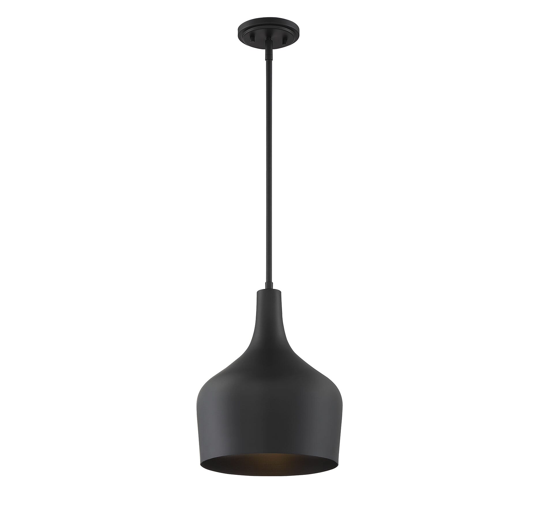 Trade Winds Lisa Metal Pendant Light in Matte Black