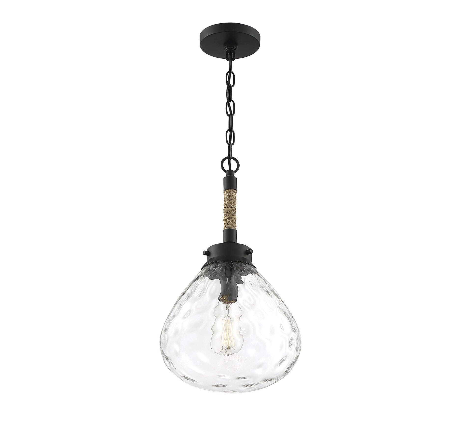 Trade Winds Charlotte Pendant Light in Matte Black