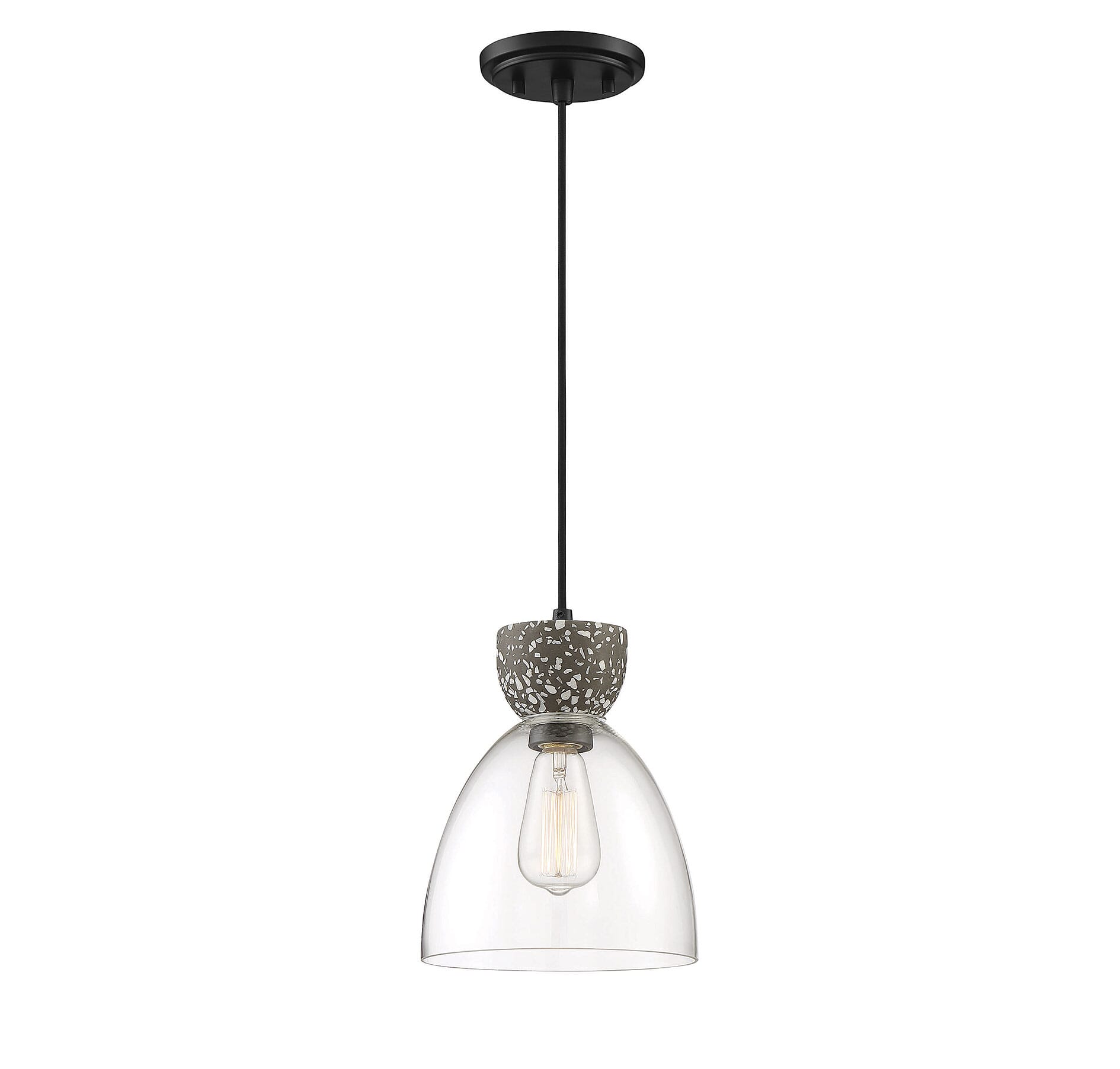 Trade Winds Isabella Pendant Light in Matte Black