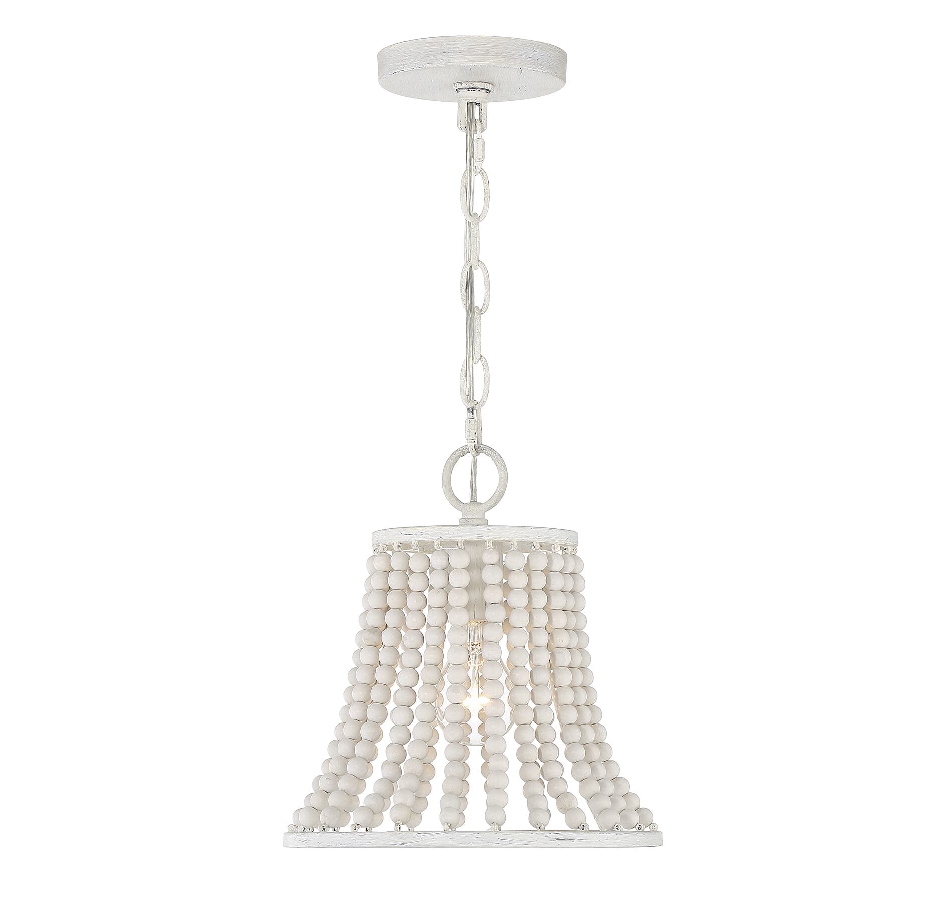 Trade Winds Sonia Pendant in Weathered White