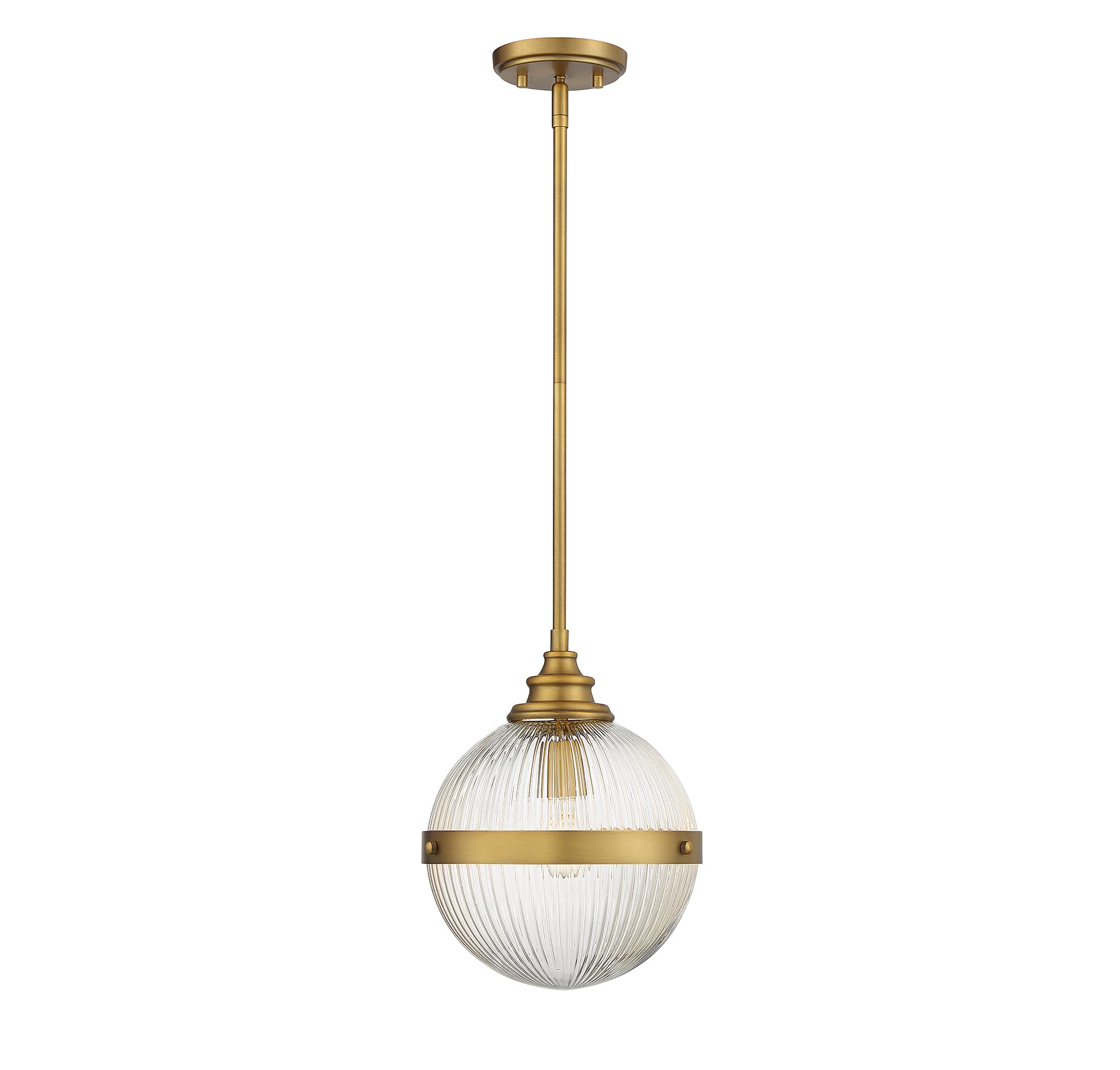 Trade Winds Finlay Pendant in Natural Brass