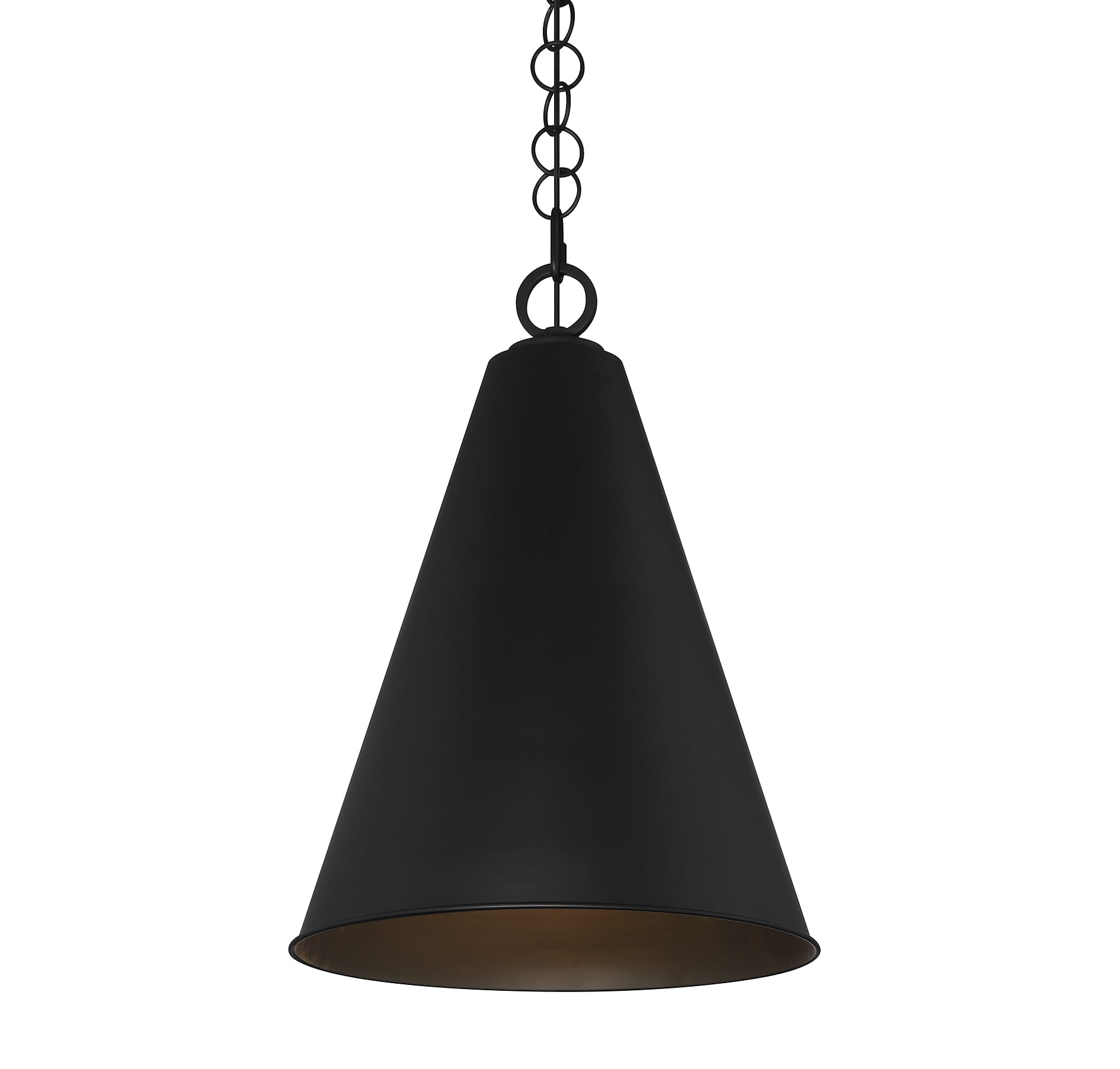 Trade Winds Jasmine Pendant in Matte Black