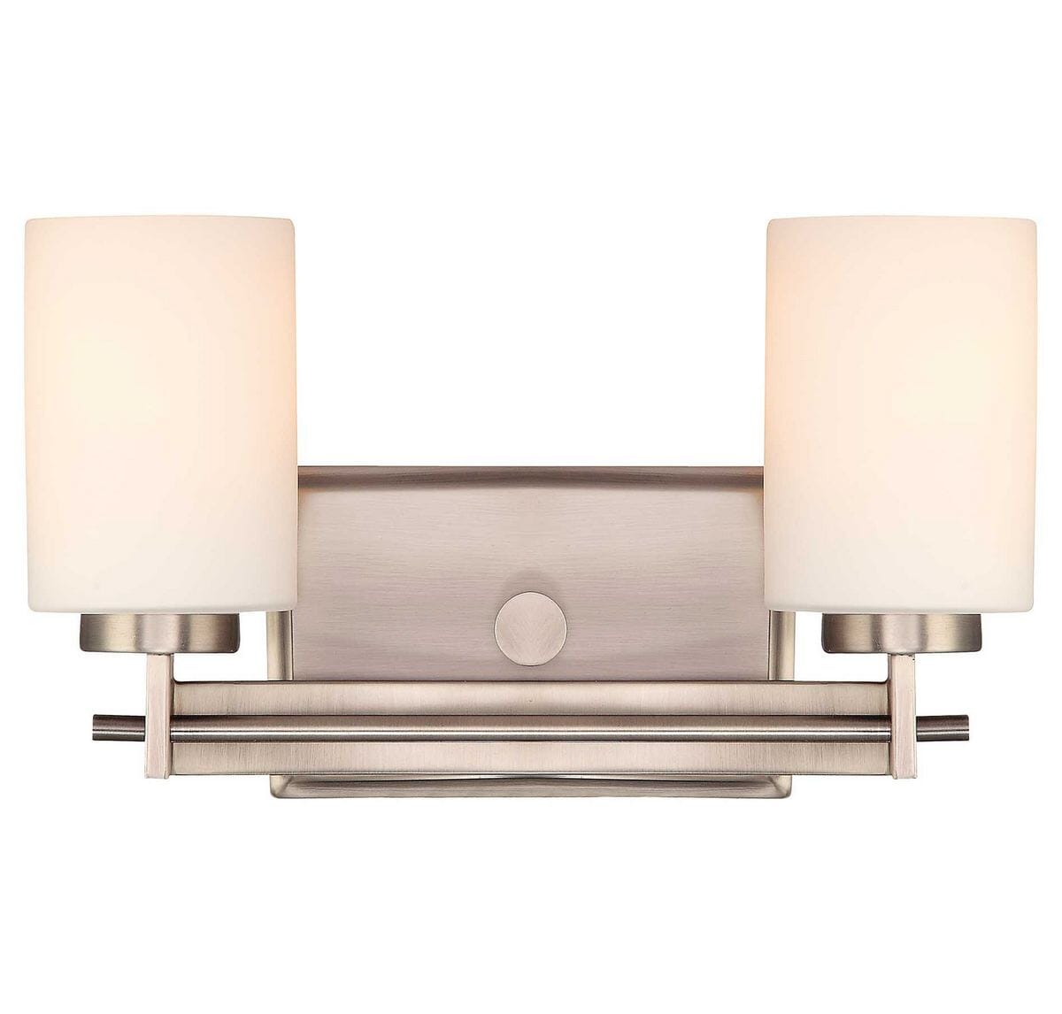 Quoizel Taylor 2-Light 8" Bathroom Vanity Light in Antique Nickel