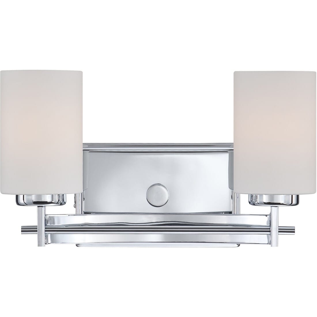 Quoizel Taylor 2-Light 8" Bathroom Vanity Light in Polished Chrome