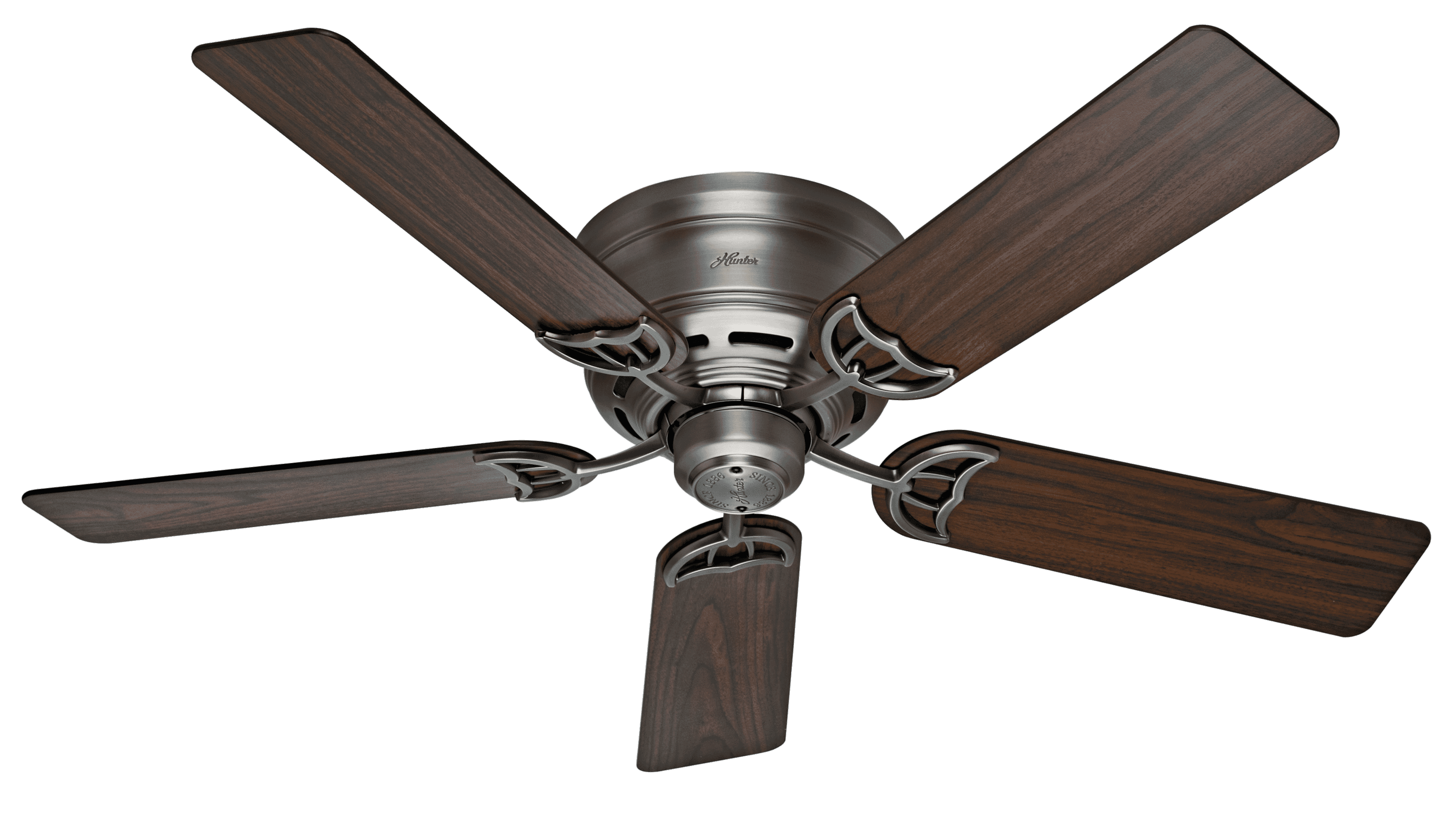 Hunter Low Profile III 52" Indoor Ceiling Fan in Antique Pewter