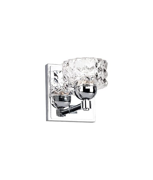 Kuzco Malt LED Bathroom Vanity Light in Chrome