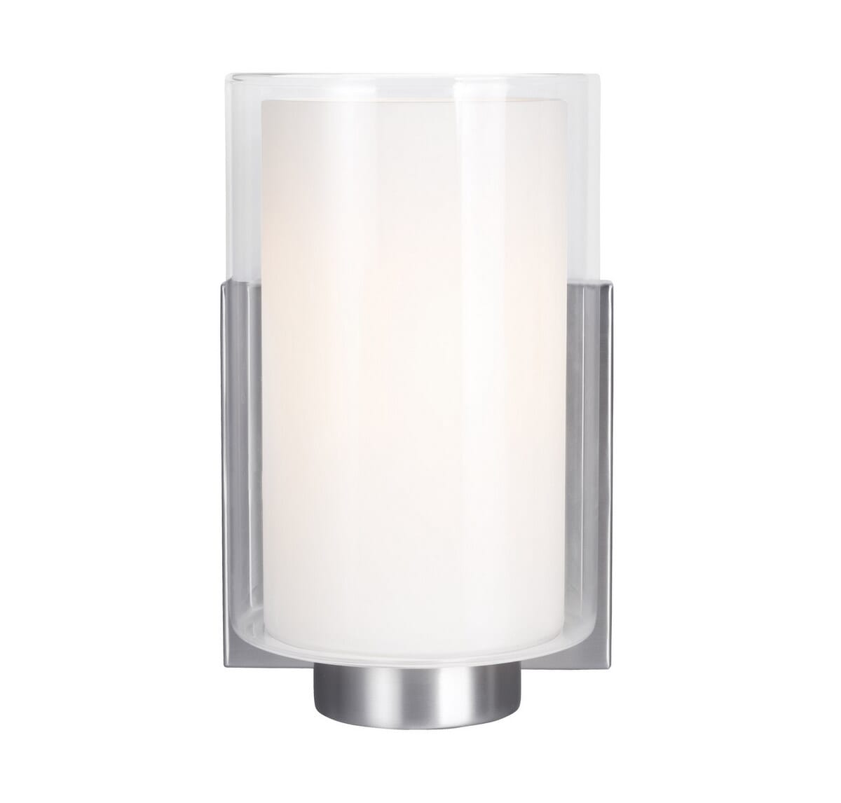 Feiss Bergin Wall Sconce in Satin Nickel