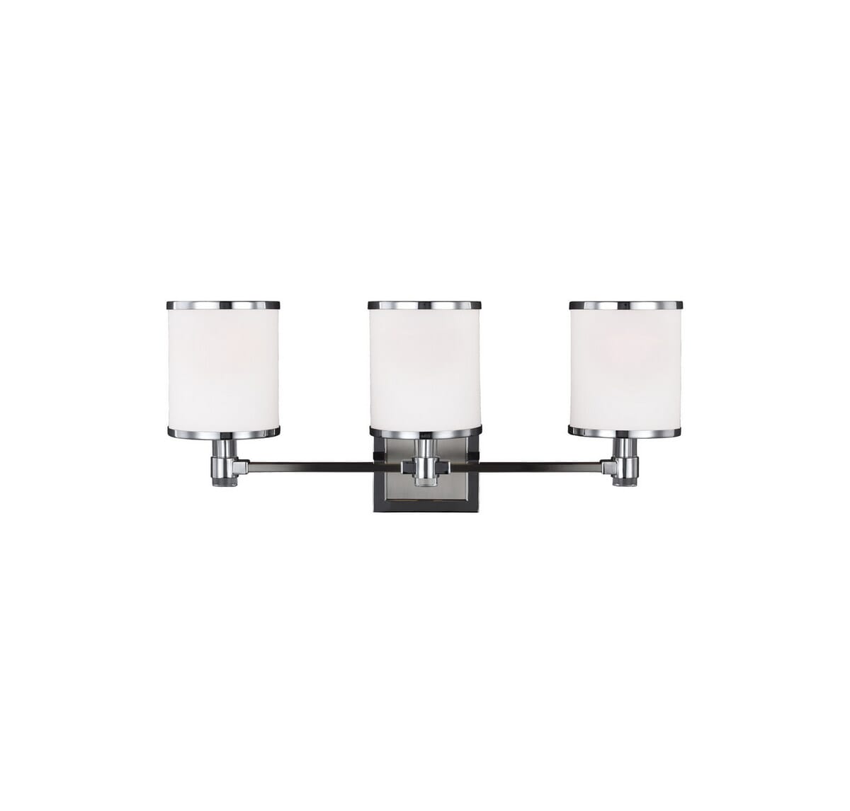 Feiss Prospect Park 3-Light Bathroom Vanity Light in Satin Nickel