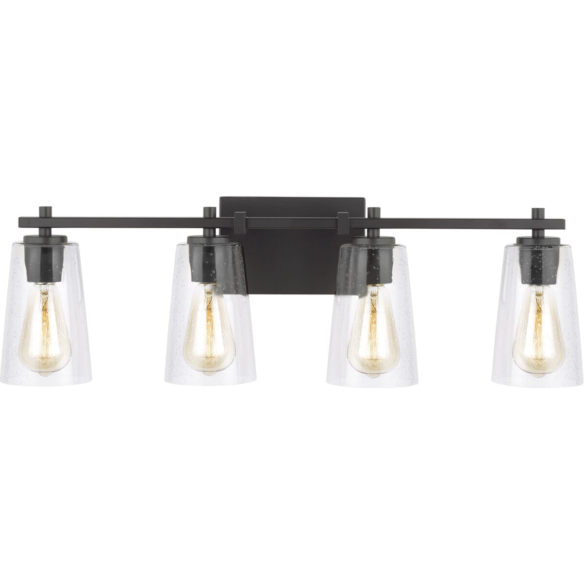 Feiss Mercer 4-Light Bathroom Vanity Light in Oil Rubbed Bronze