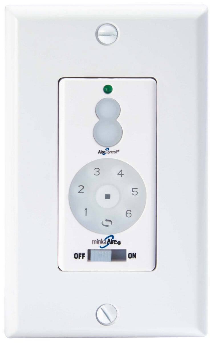 Minka-Aire Dc Fan Wall Remote Control Full Function in White