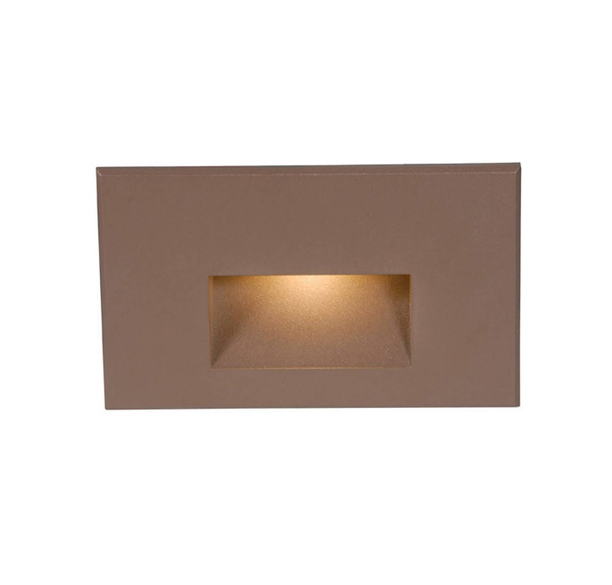 WAC Lighting 120V LEDme Horrizontal Indoor/Outdoor Step and Wall Light in Bronze