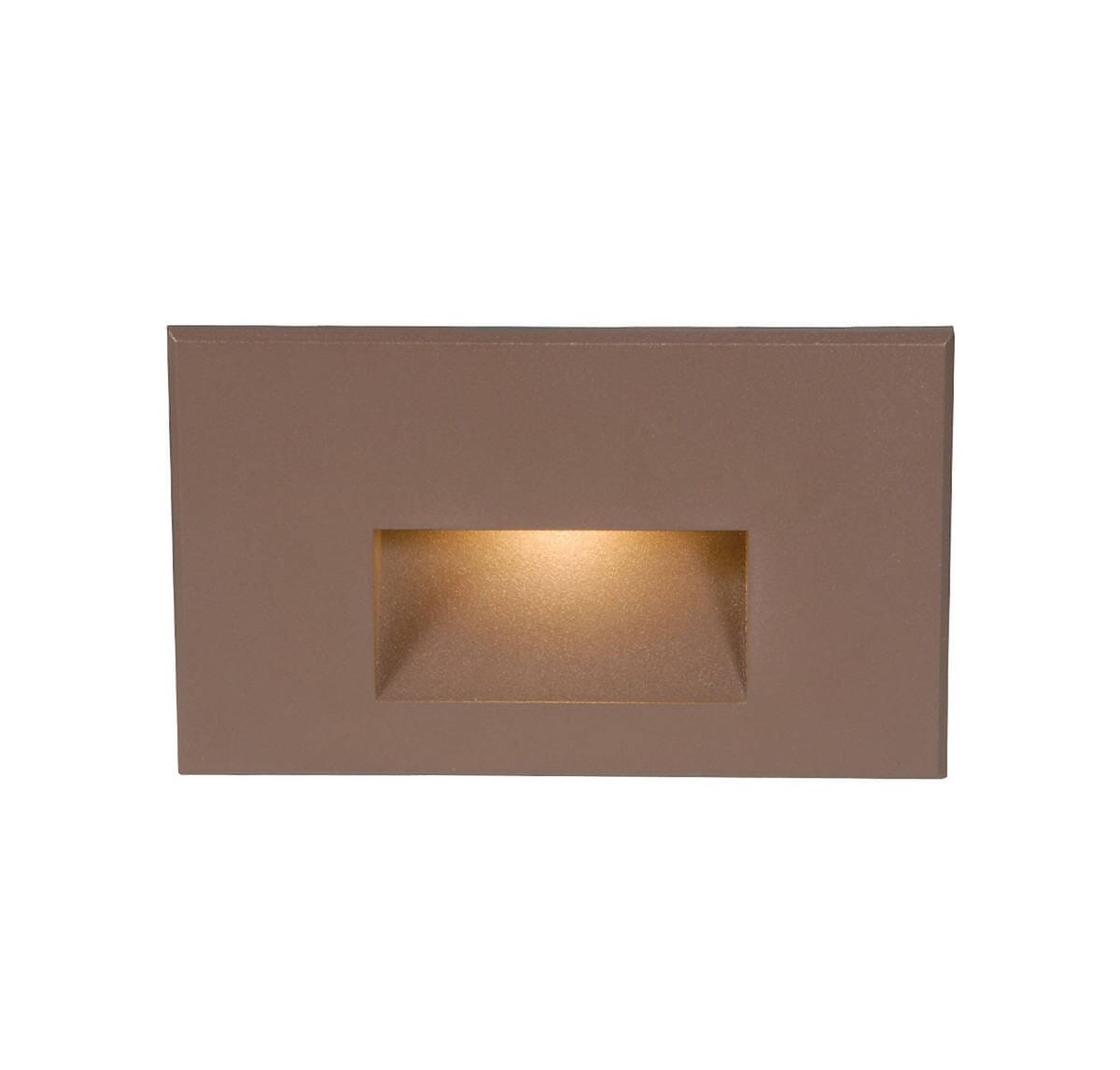 WAC Lighting 277V LEDme Horrizontal Indoor/Outdoor Step and Wall Light in Bronze