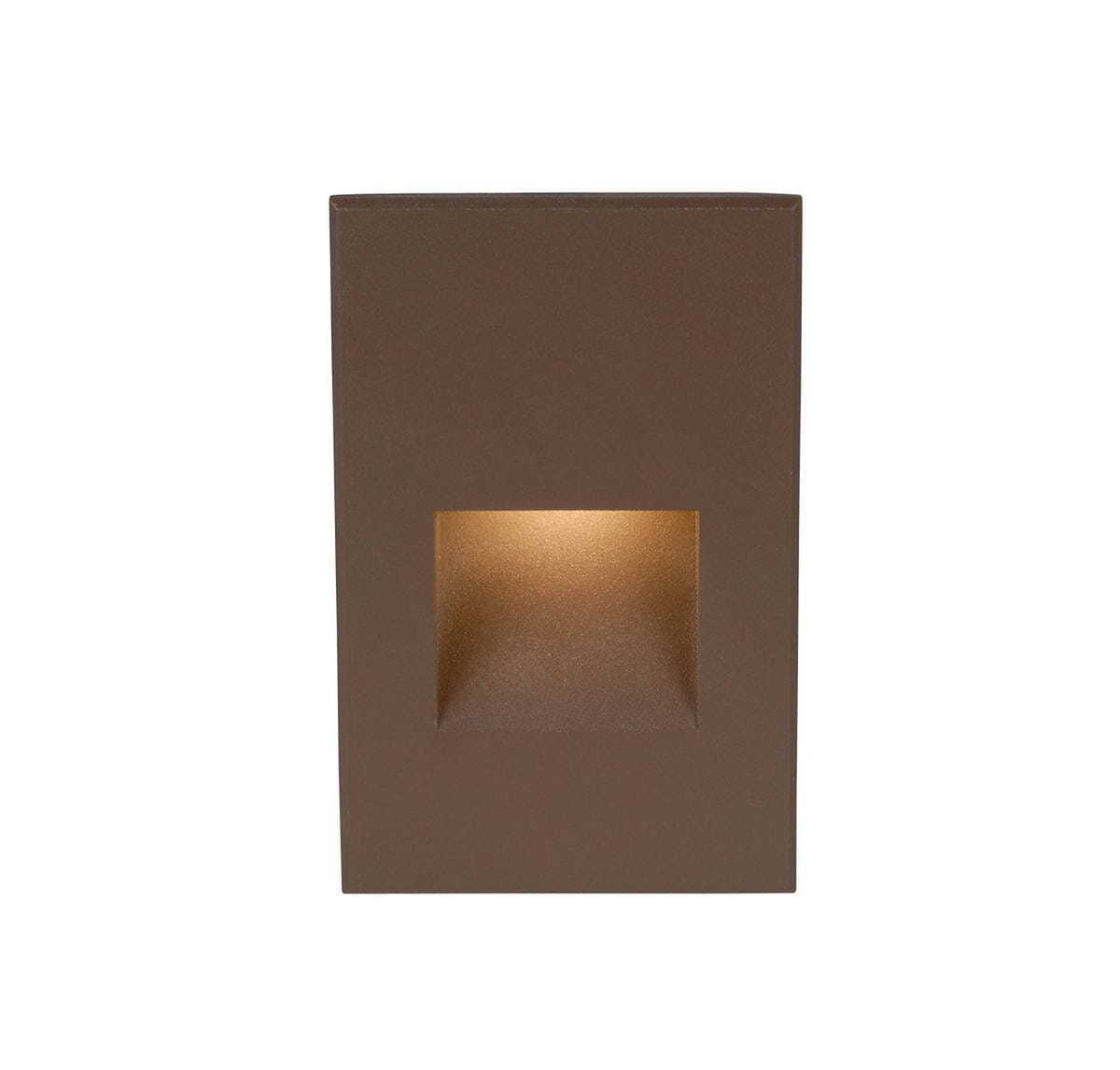 WAC Lighting 120V LEDme Vertical Indoor/Outdoor Step and Wall Light in Bronze