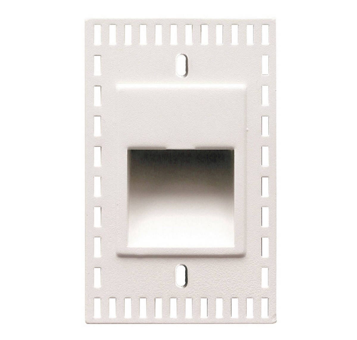 WAC LEDme Vertical Trimless Step and Wall Light in White