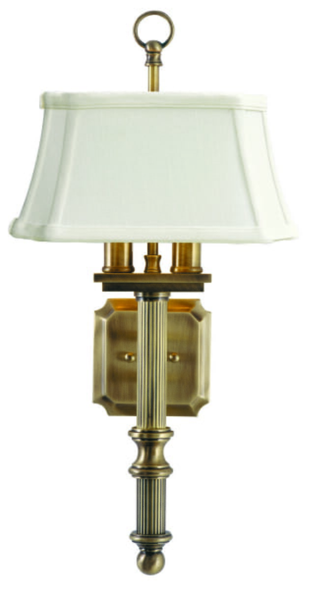 House of Troy Wall Sconce in Antique Brass Finish