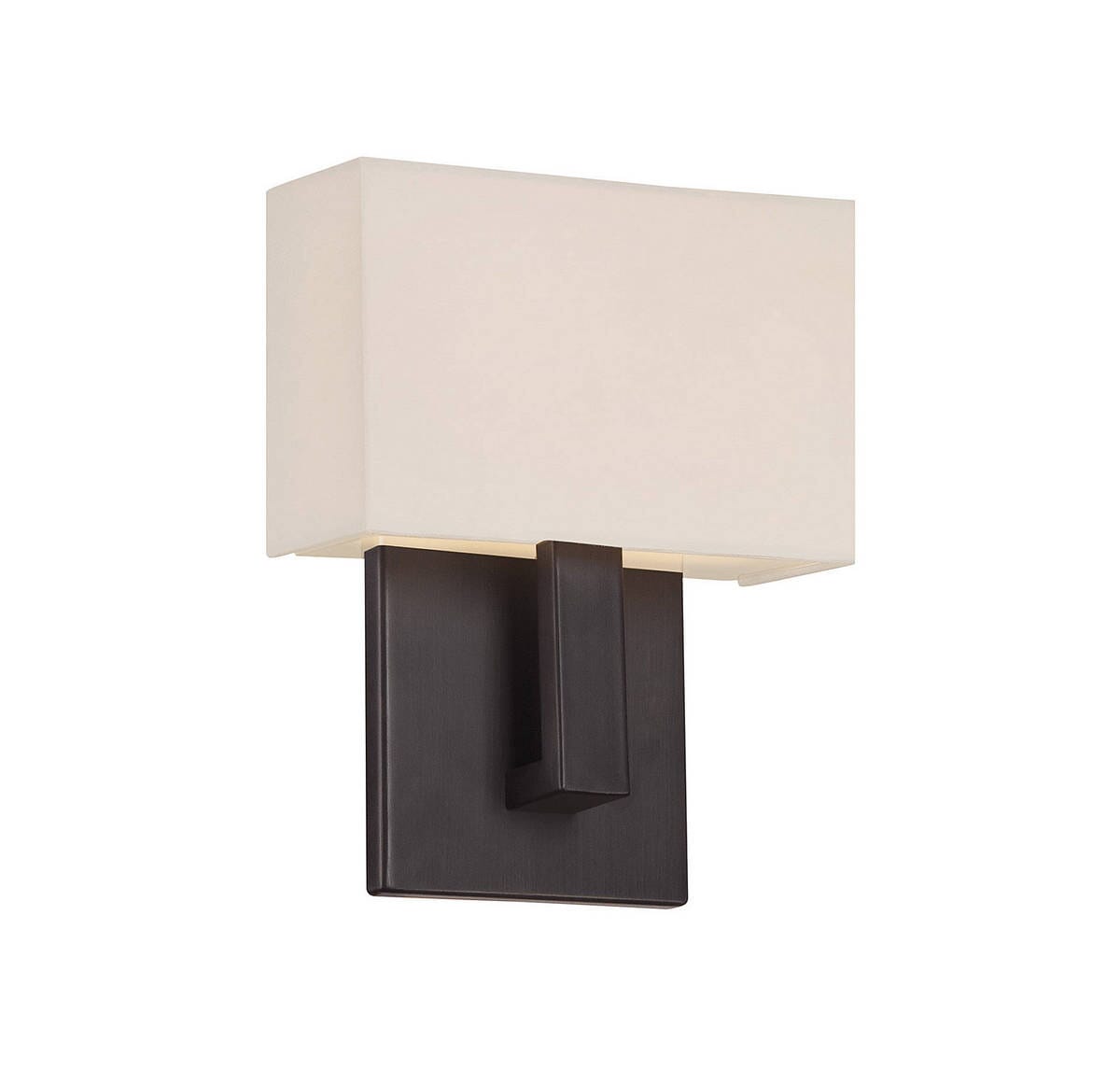 WAC Lighting 120V Manhattan 7" LED Wall Sconce in Brushed Bronze