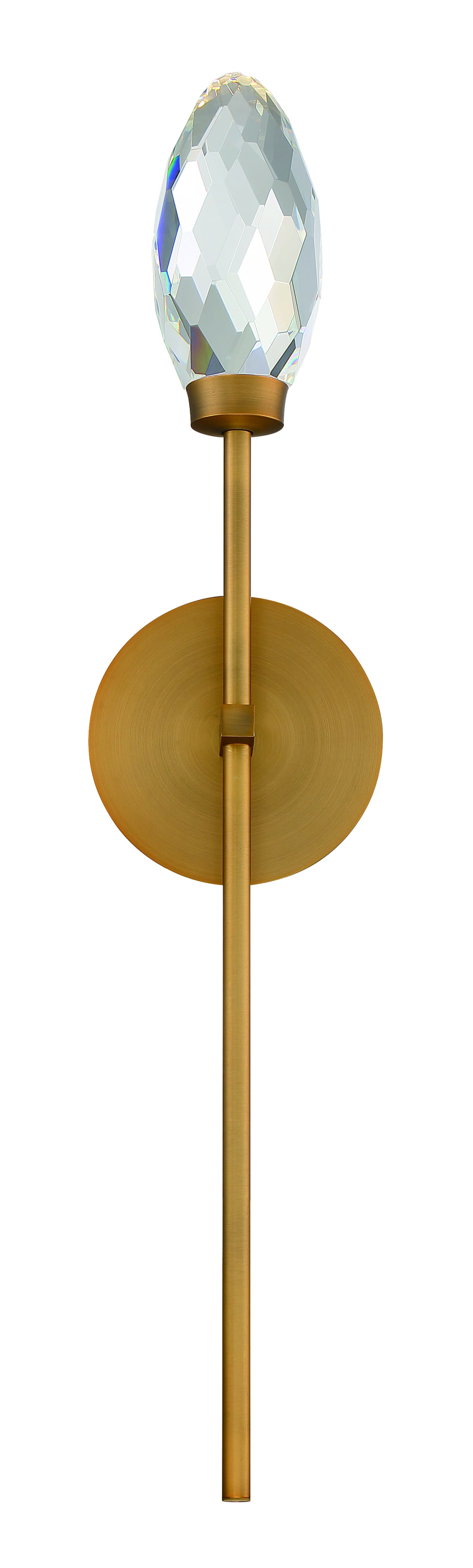 Modern Forms Wasp 32" Wall Sconce in Aged Brass