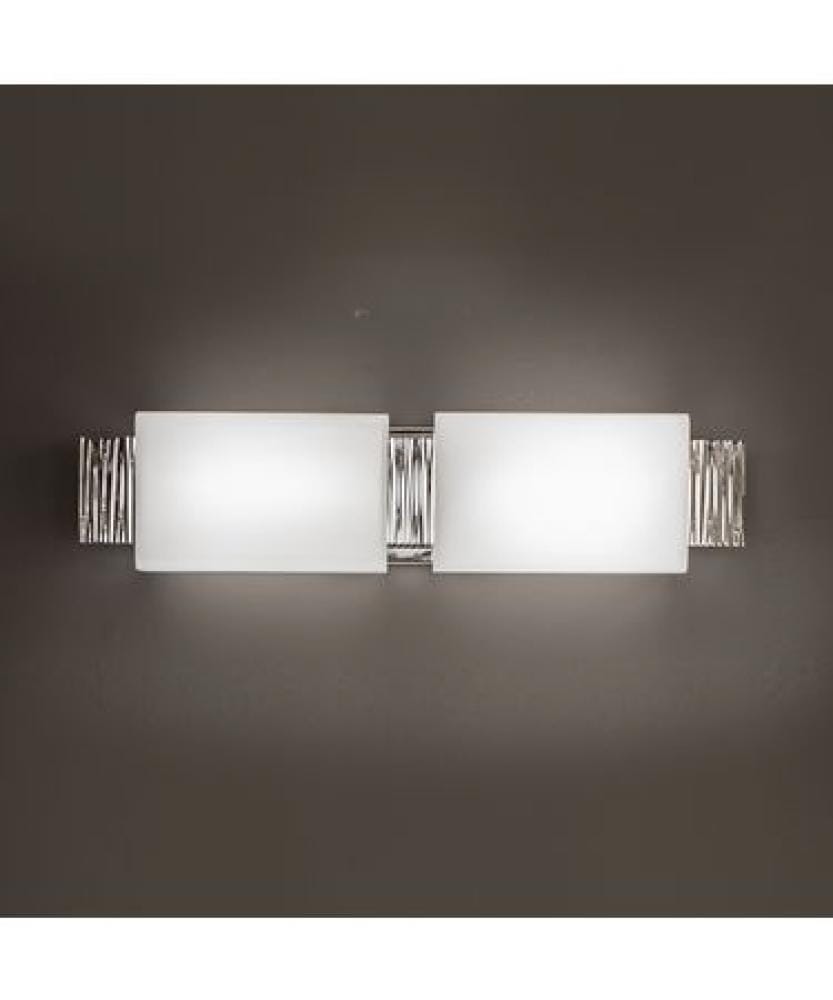 Modern Forms Aegean 2-Light Bathroom Vanity Light in Polished Nickel