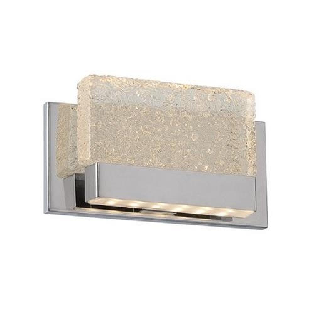 Modern Forms Glacier 1-Light Wall Sconce in Chrome