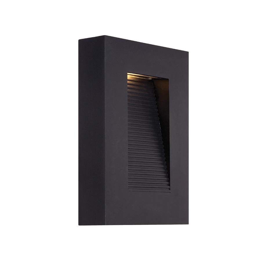 Modern Forms Urban 2-Light Outdoor Wall Light in Black