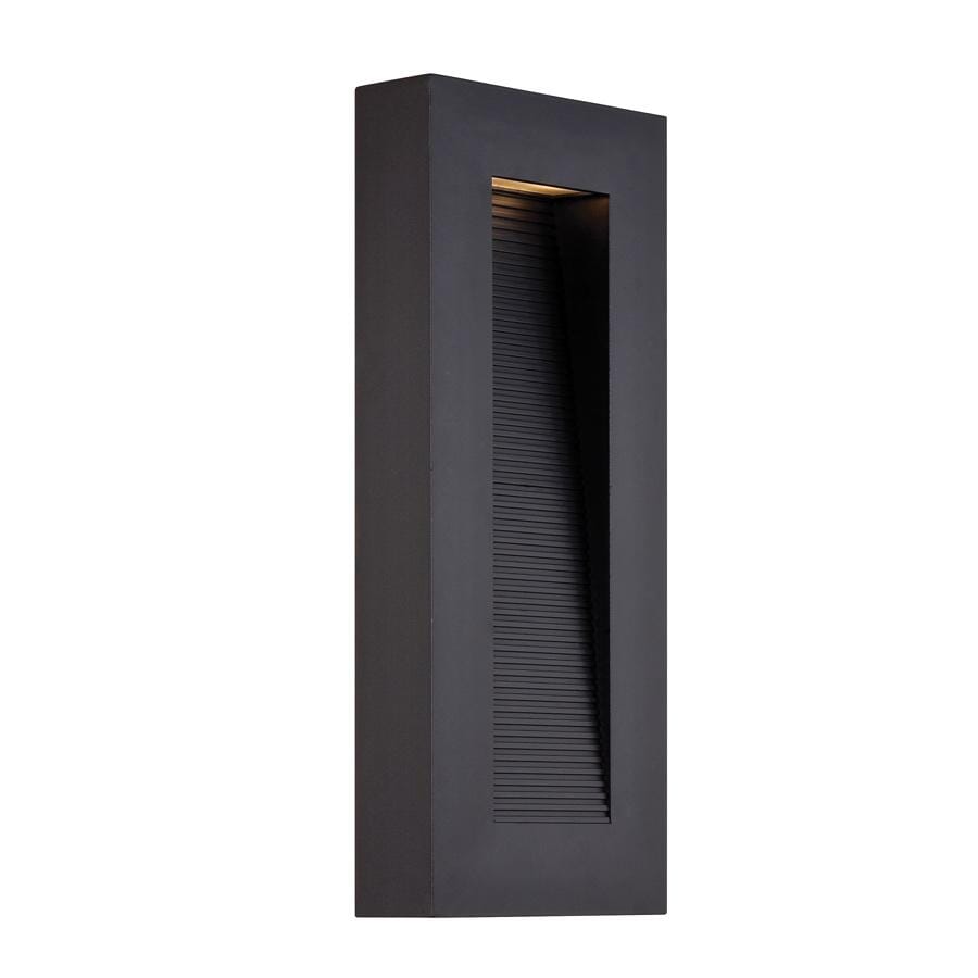 Modern Forms Urban 2-Light Outdoor Wall Light in Black