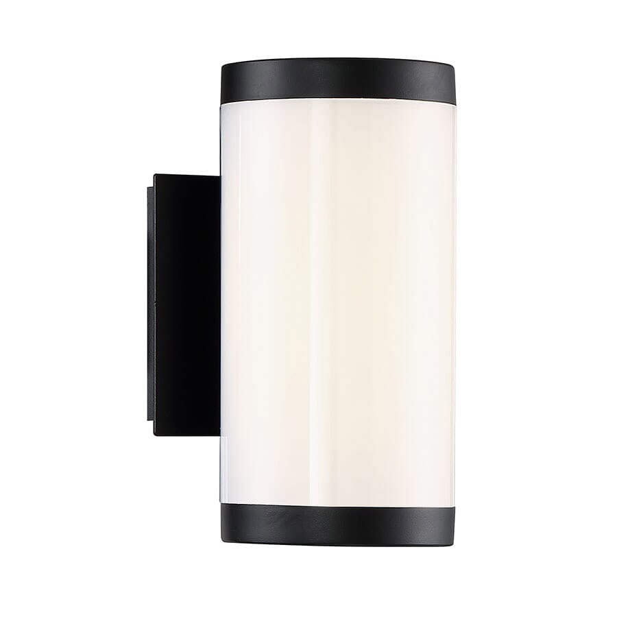 Modern Forms Lithium 9" Outdoor Wall Light in Black