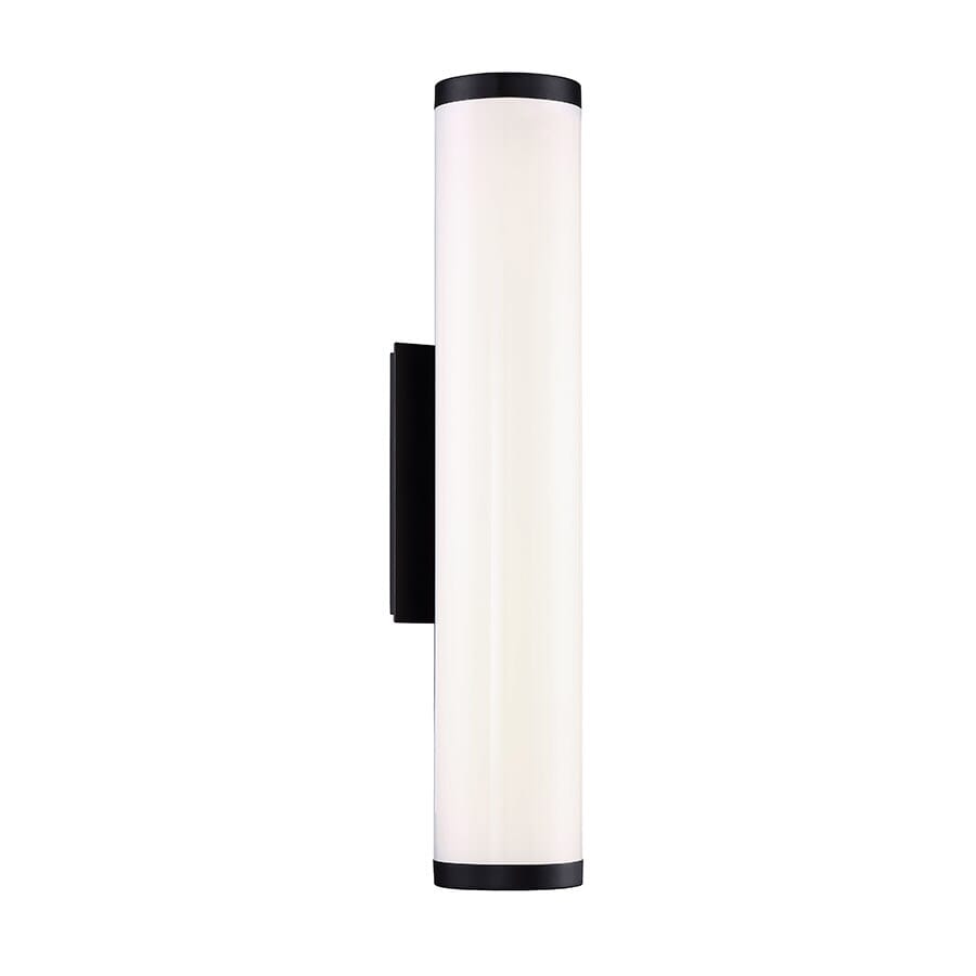 Modern Forms Lithium 24" Outdoor Wall Light in Black