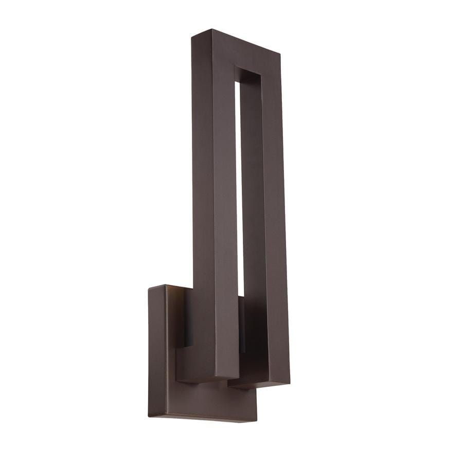 Modern Forms Forq 1-Light Outdoor Wall Light in Bronze