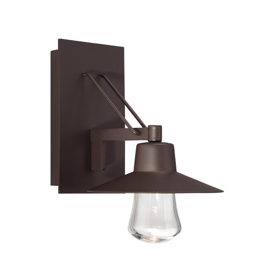 Modern Forms Suspense 1-Light Outdoor Wall Light in Bronze