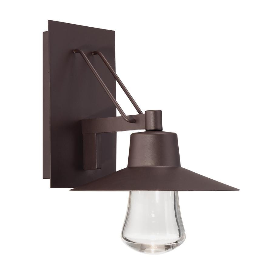 Modern Forms Suspense 1-Light Outdoor Wall Light in Bronze