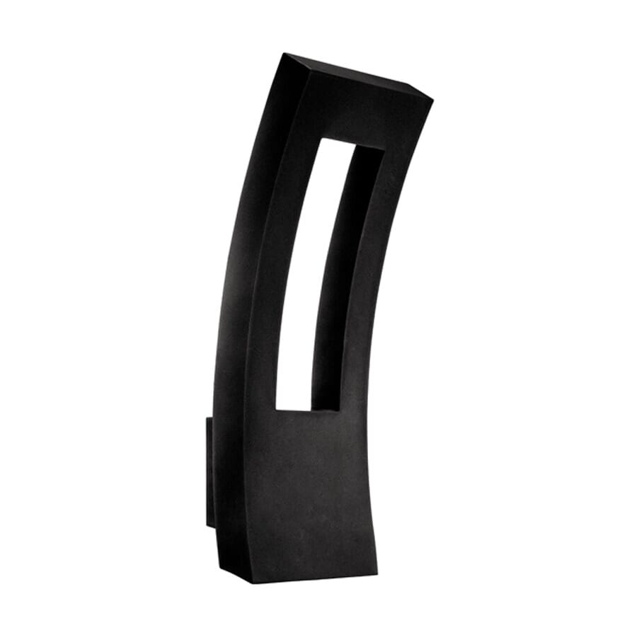 Modern Forms Dawn 2-Light 23" Outdoor Wall Light in Black