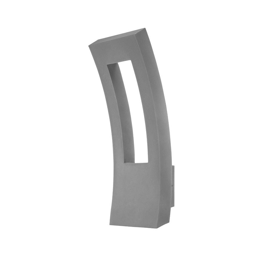 Modern Forms Dawn 2-Light Outdoor Wall Light in Graphite