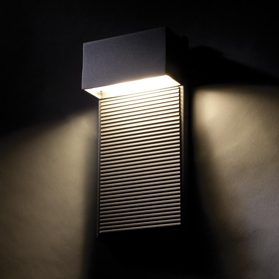 Modern Forms Hiline 1-Light Outdoor Wall Light in Black