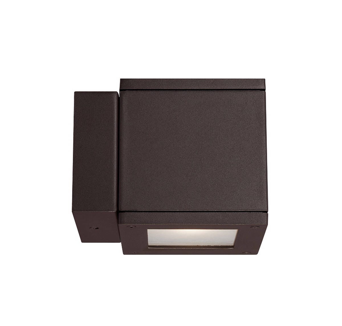 WAC Lighting Rubix LED Indoor/Outdoor Wall Light in Bronze