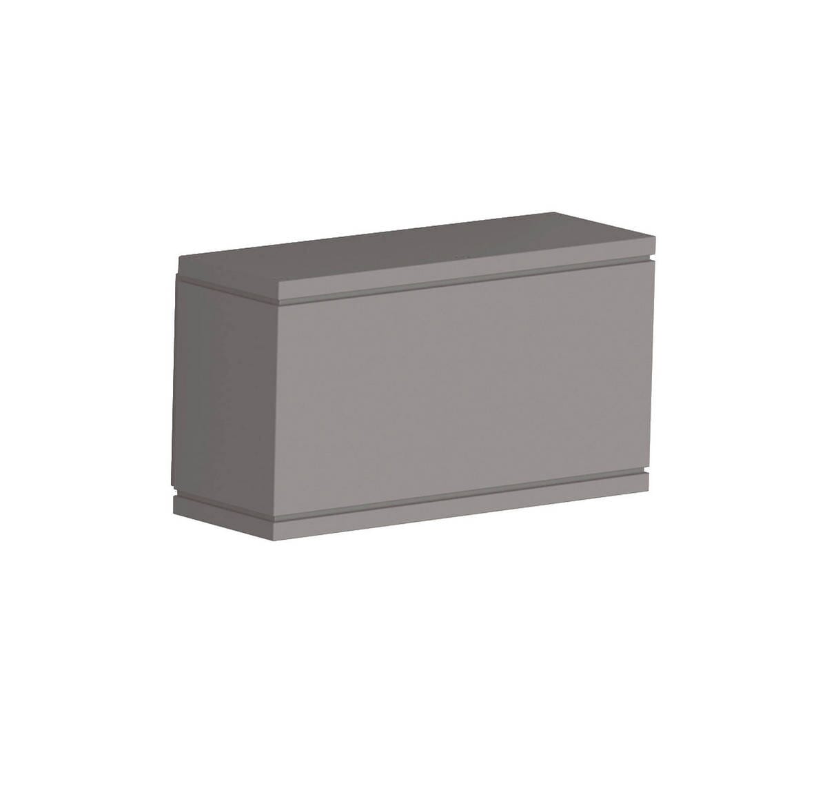 WAC Lighting Rubix LED Indoor/Outdoor Rectangular Wall Light in Graphite