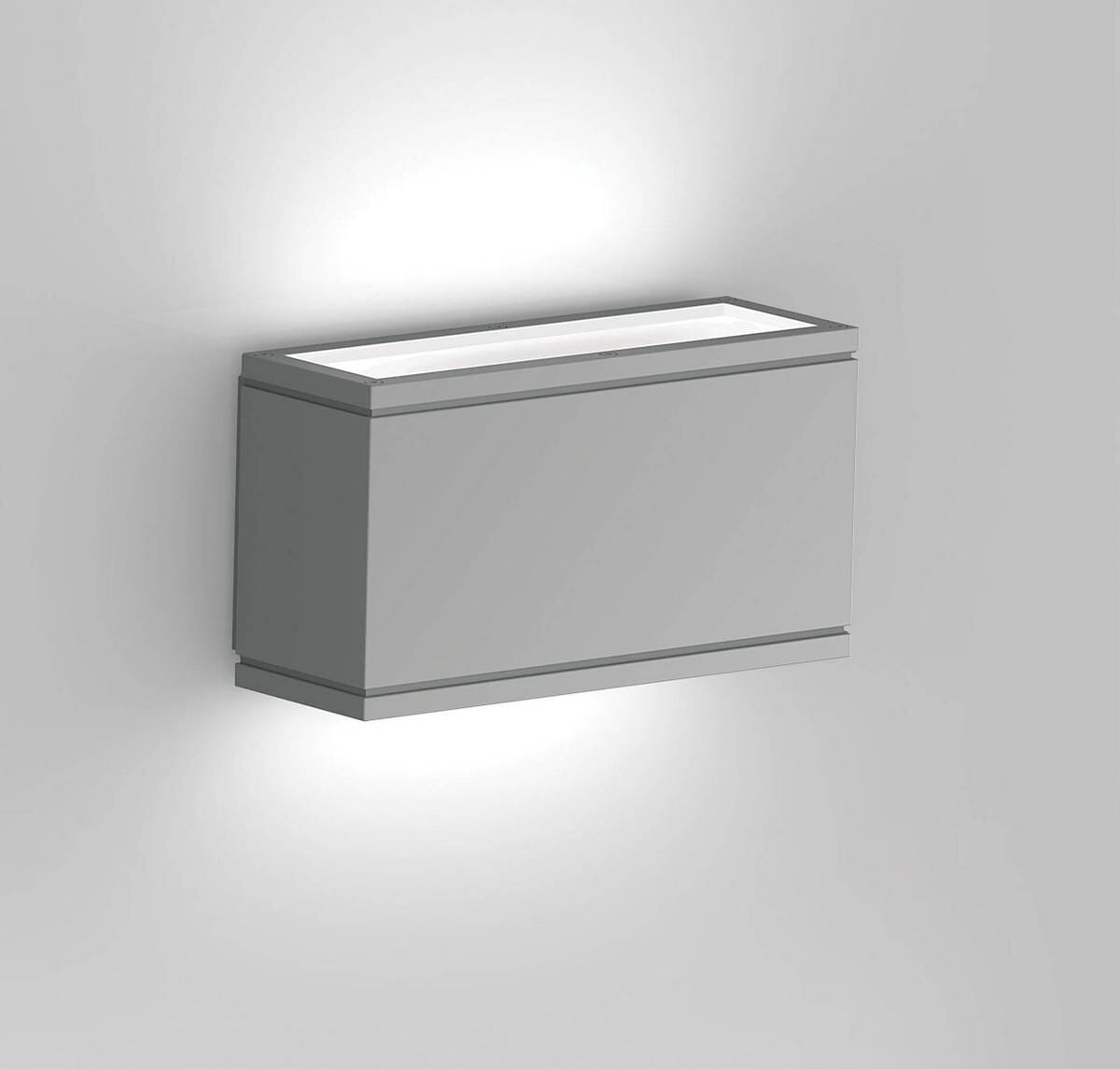 WAC Lighting Rubix LED Indoor/Outdoor Rectangular Up & Down Wall Light in Graphite