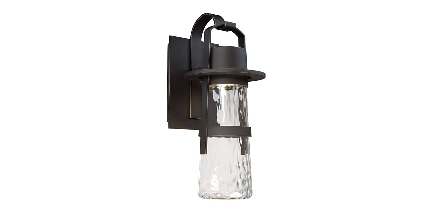 Modern Forms Balthus 13" Outdoor Wall Light in Black