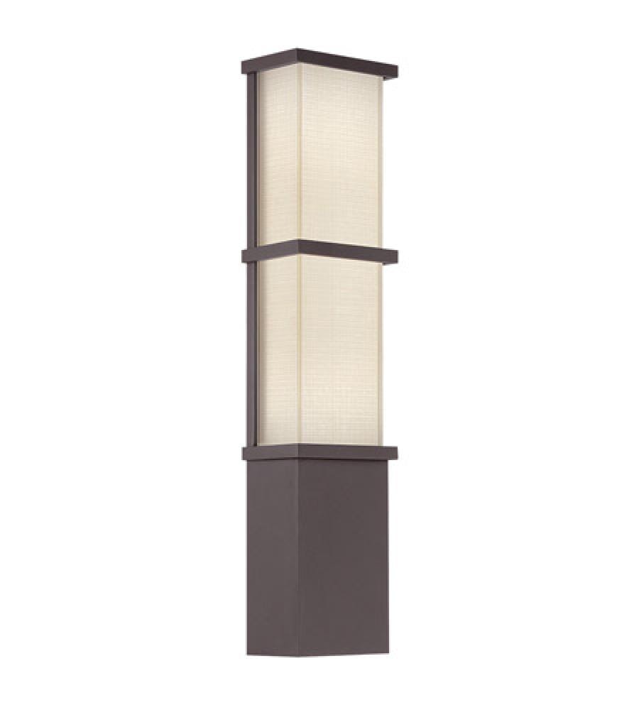 Modern Forms Elevation 1-Light Outdoor Wall Light in Bronze